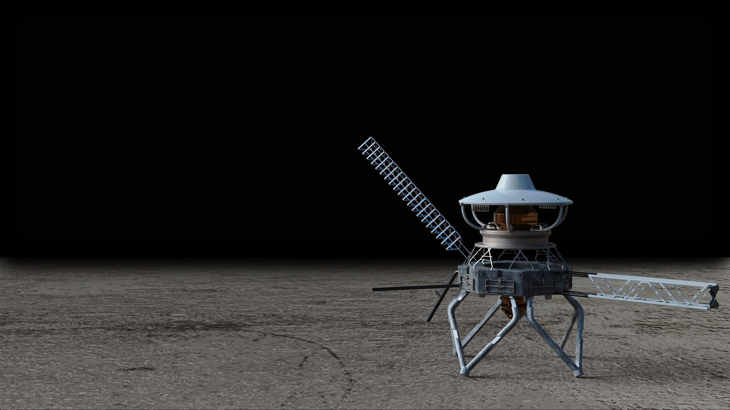 Voyager station space 3D model_2
