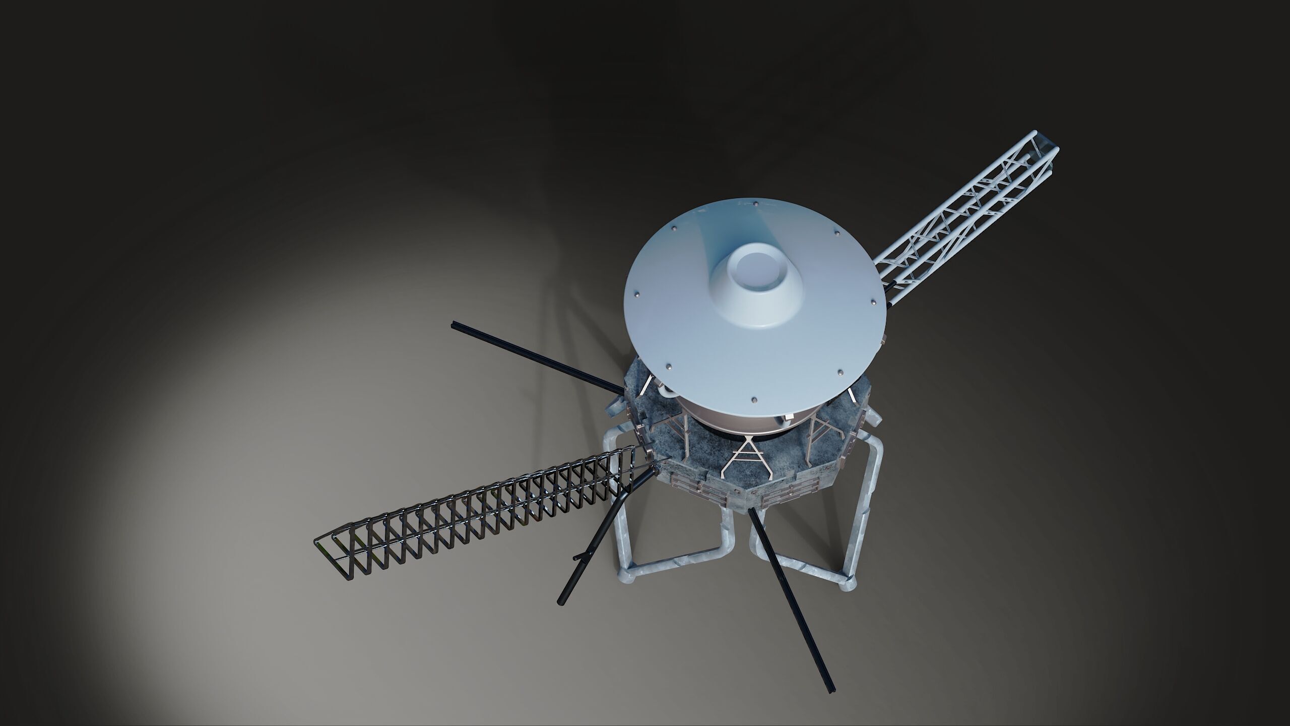 Voyager station space 3D model_13