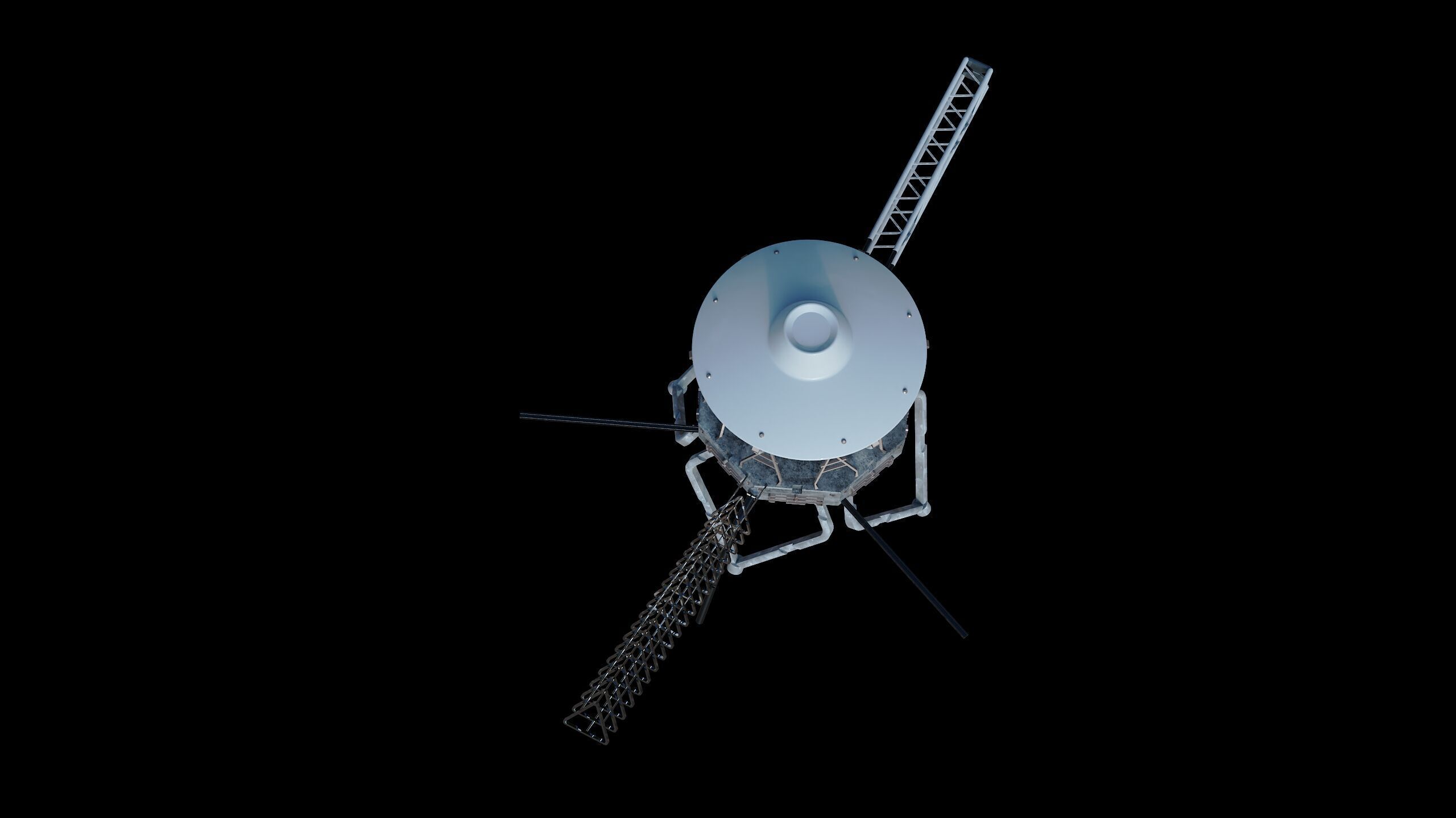 Voyager station space 3D model_8