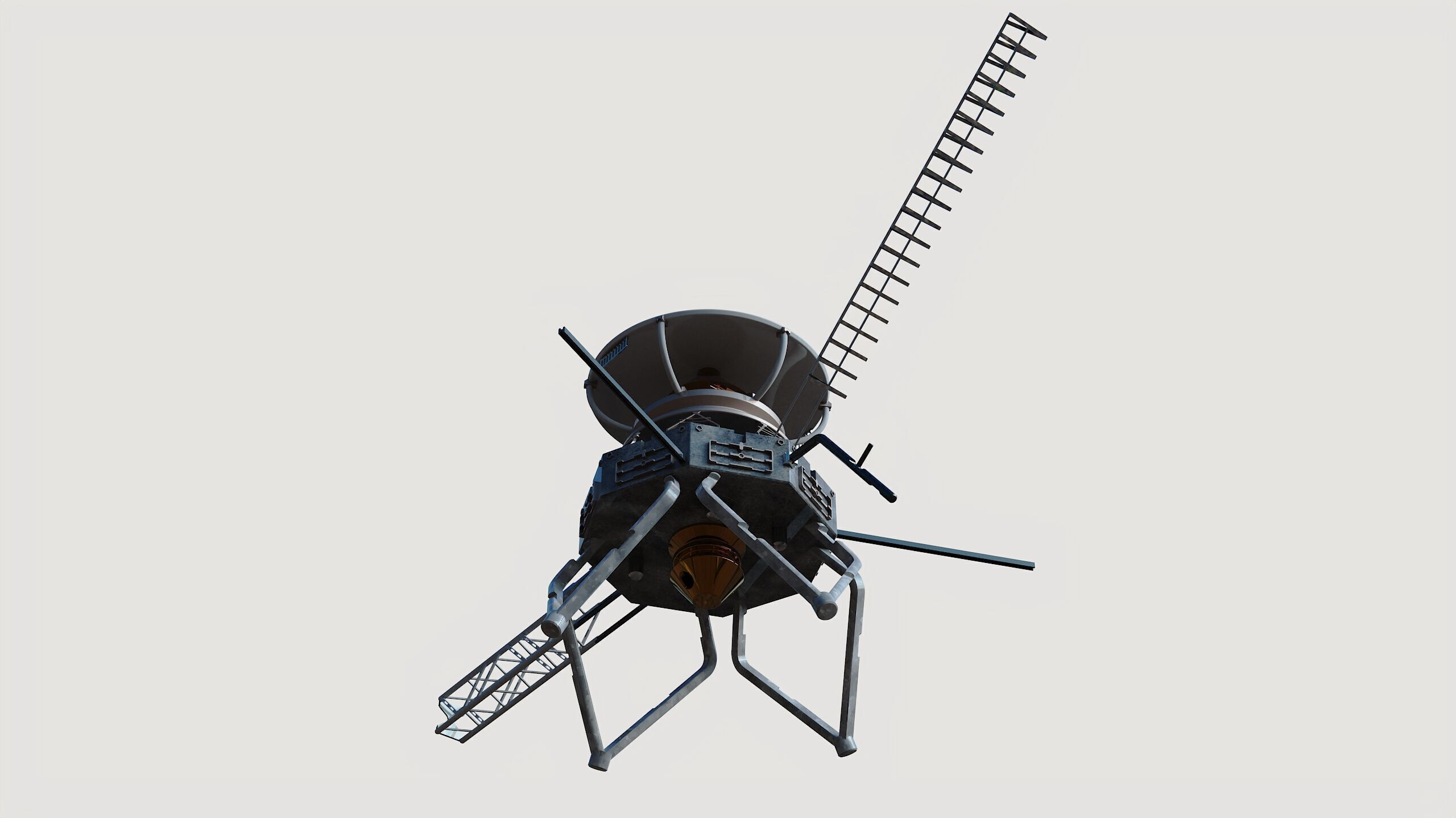 Voyager station space 3D model_5