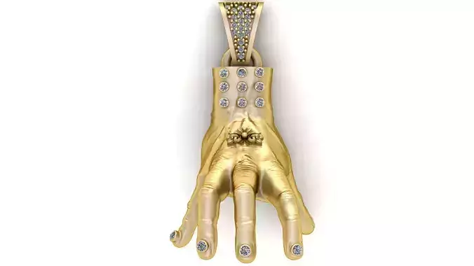 HATH HUMAN PENDANT 3D PRINTABLE MODEL 