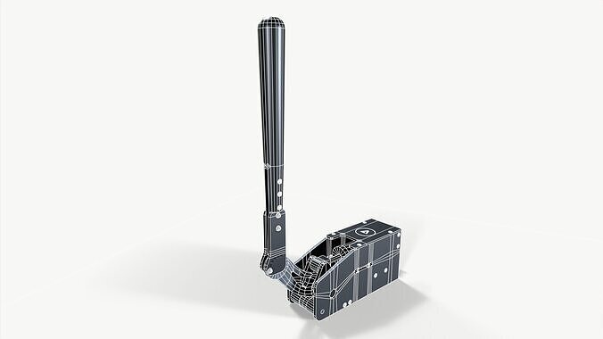 VNM Handbrake Low-poly 3D model 7