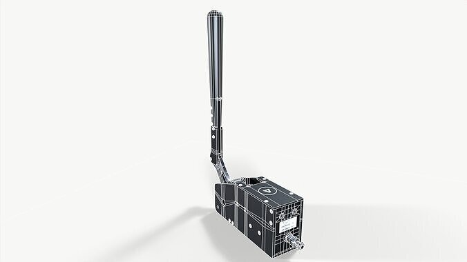 VNM Handbrake Low-poly 3D model 6