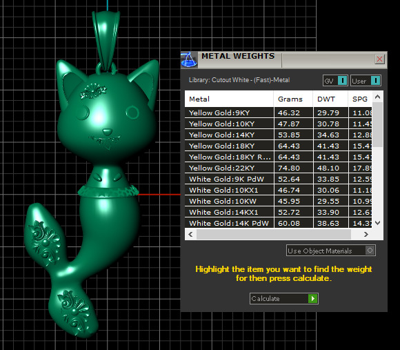 CAT ANIMAL PENDAN T3D PRINTABLE MODEL  3D print model_2