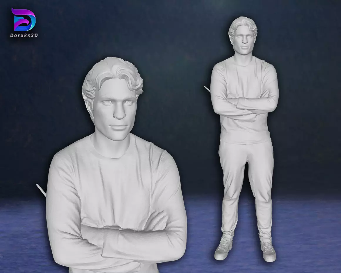 Cedric Diggory Harry potter Robert Pattinson Action Figure 3D print model