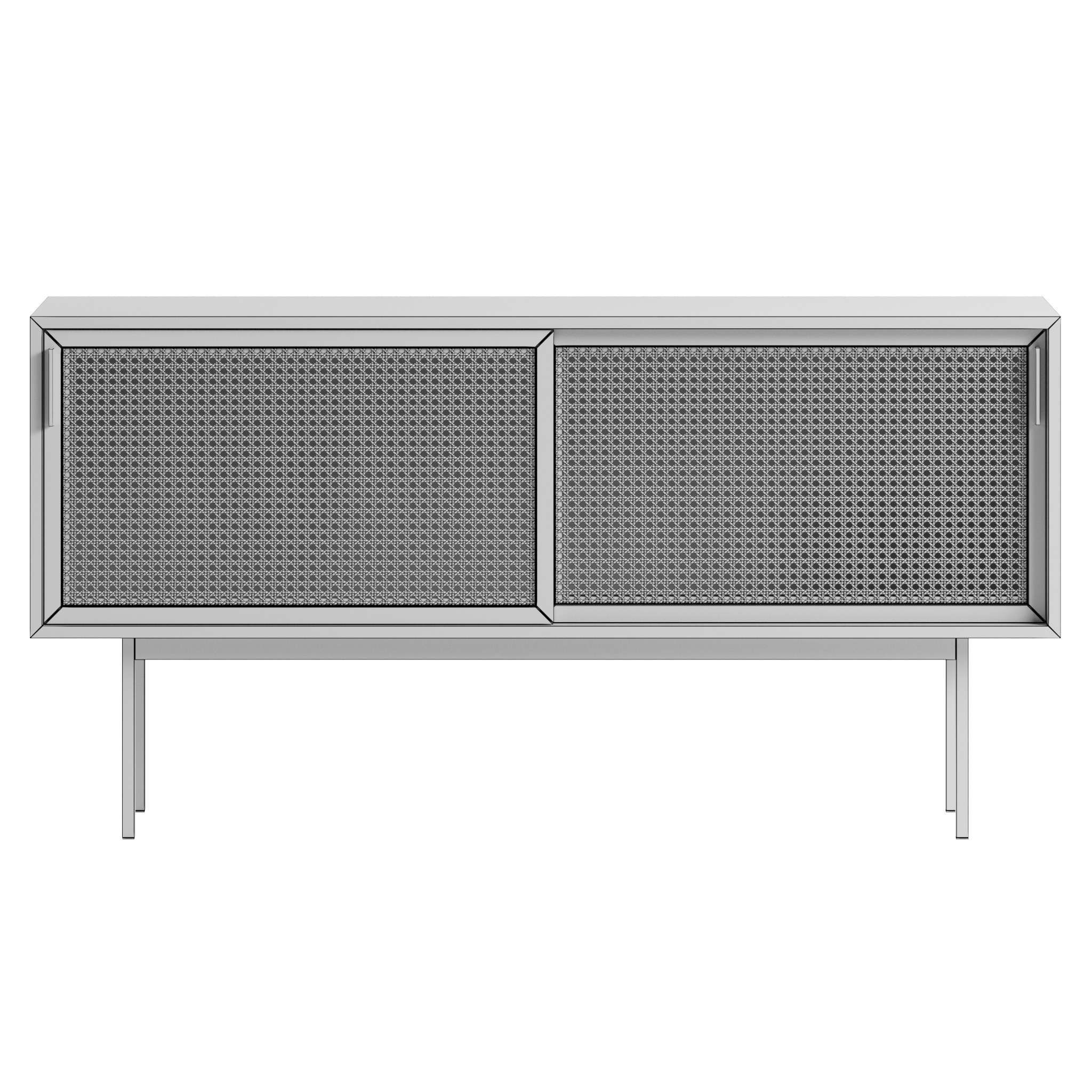 TV console and buffet Waska set 3D model_6