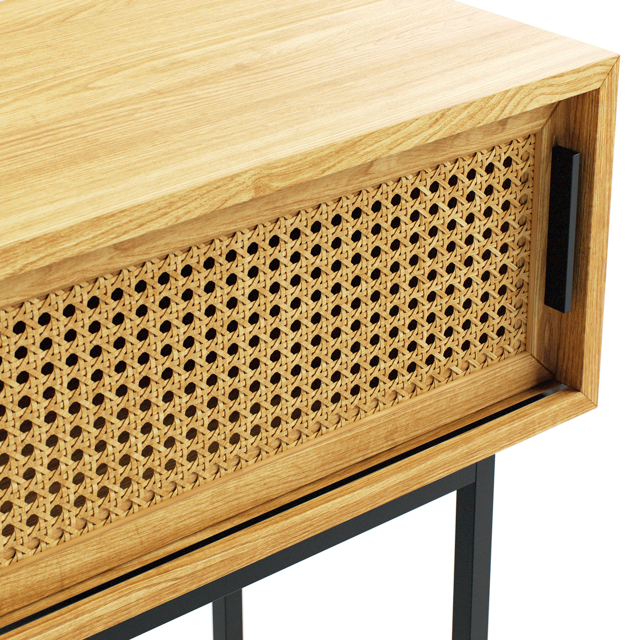 TV console and buffet Waska set 3D model_9