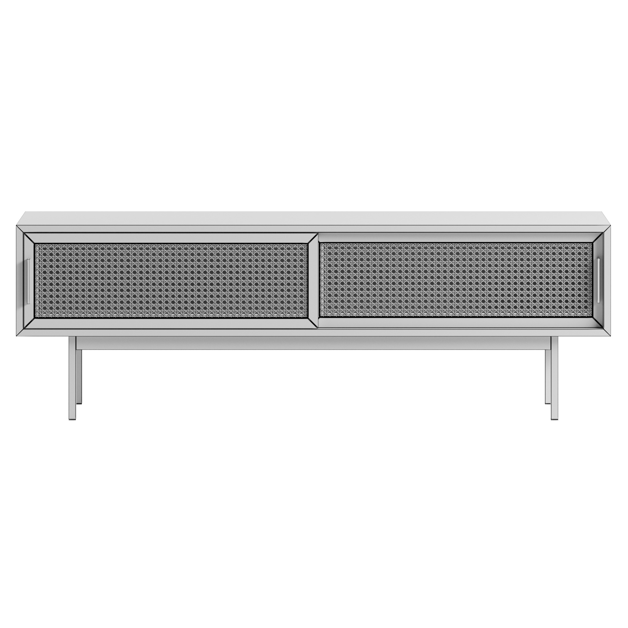 TV console and buffet Waska set 3D model_8
