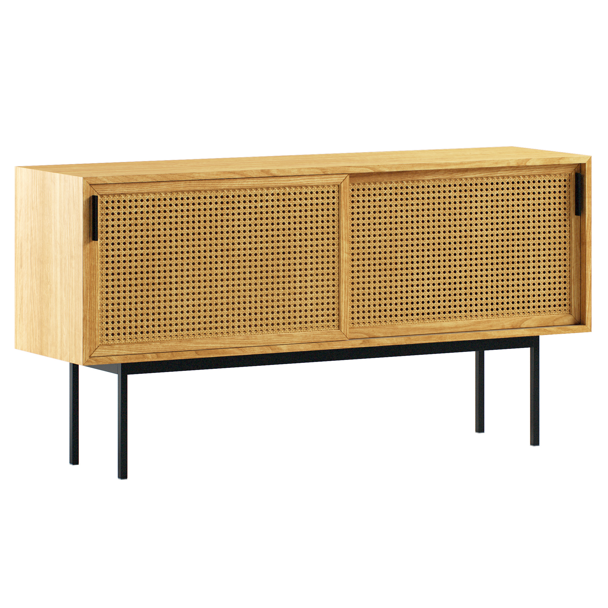 TV console and buffet Waska set 3D model_3