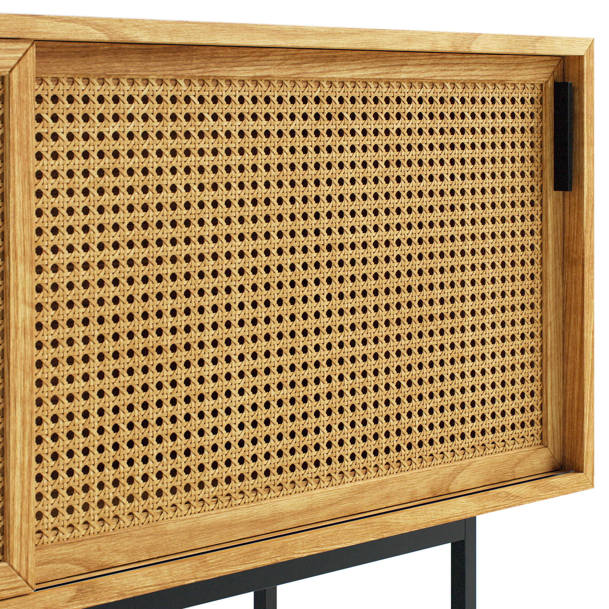 TV console and buffet Waska set 3D model_11