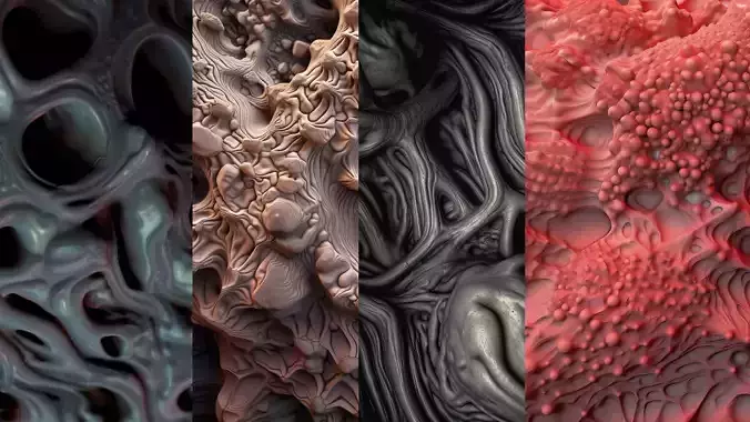 Beksinski Haunting Texture for ZBrush Volume 3 Texture