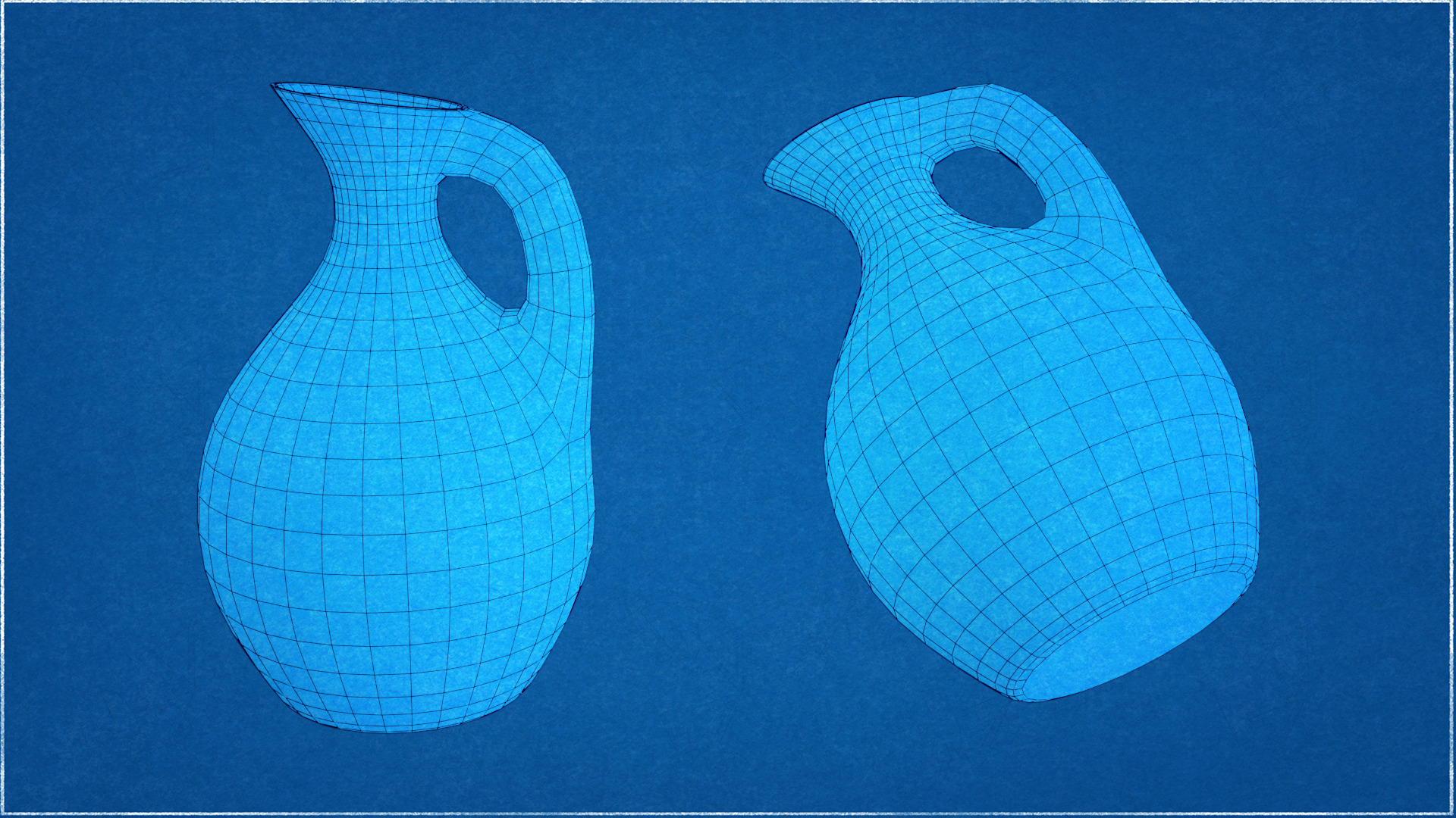 Decorative Ceramic Water Vase 3D model_10