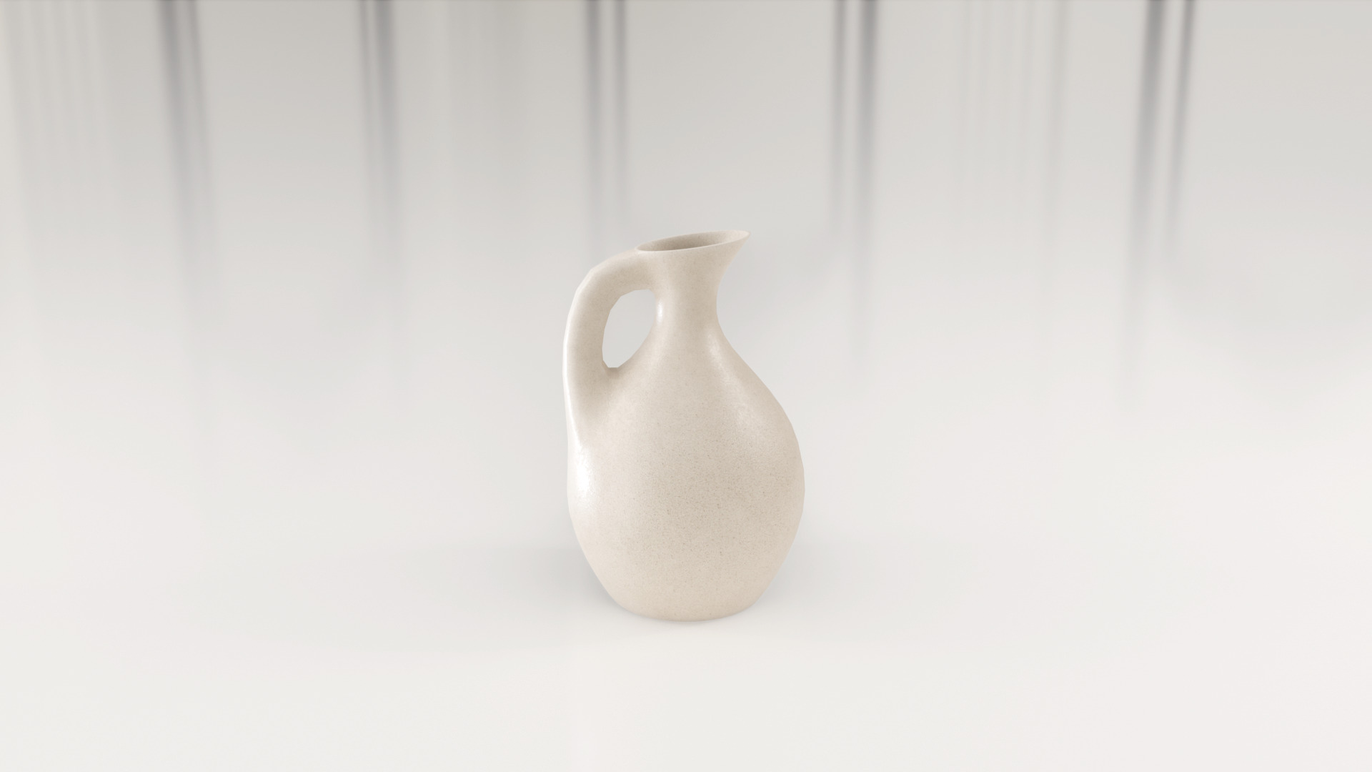 Decorative Ceramic Water Vase 3D model_4