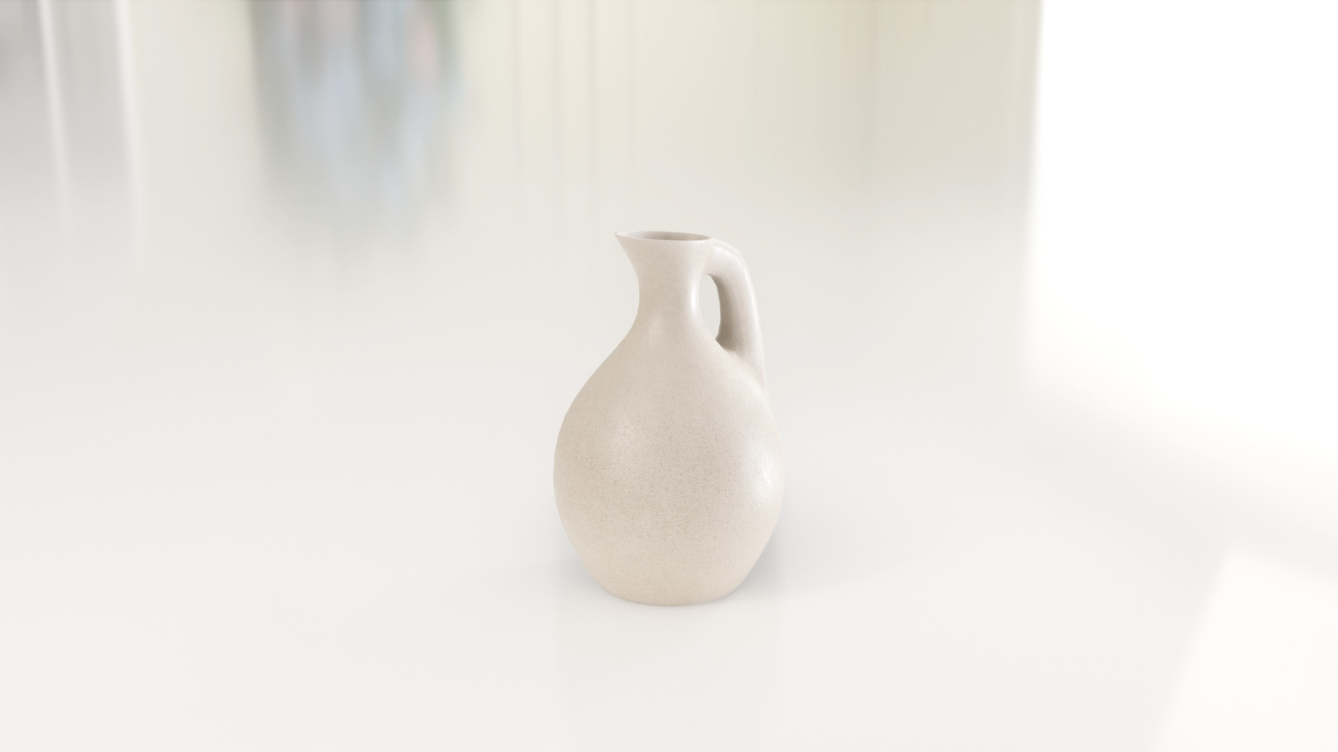 Decorative Ceramic Water Vase 3D model_1