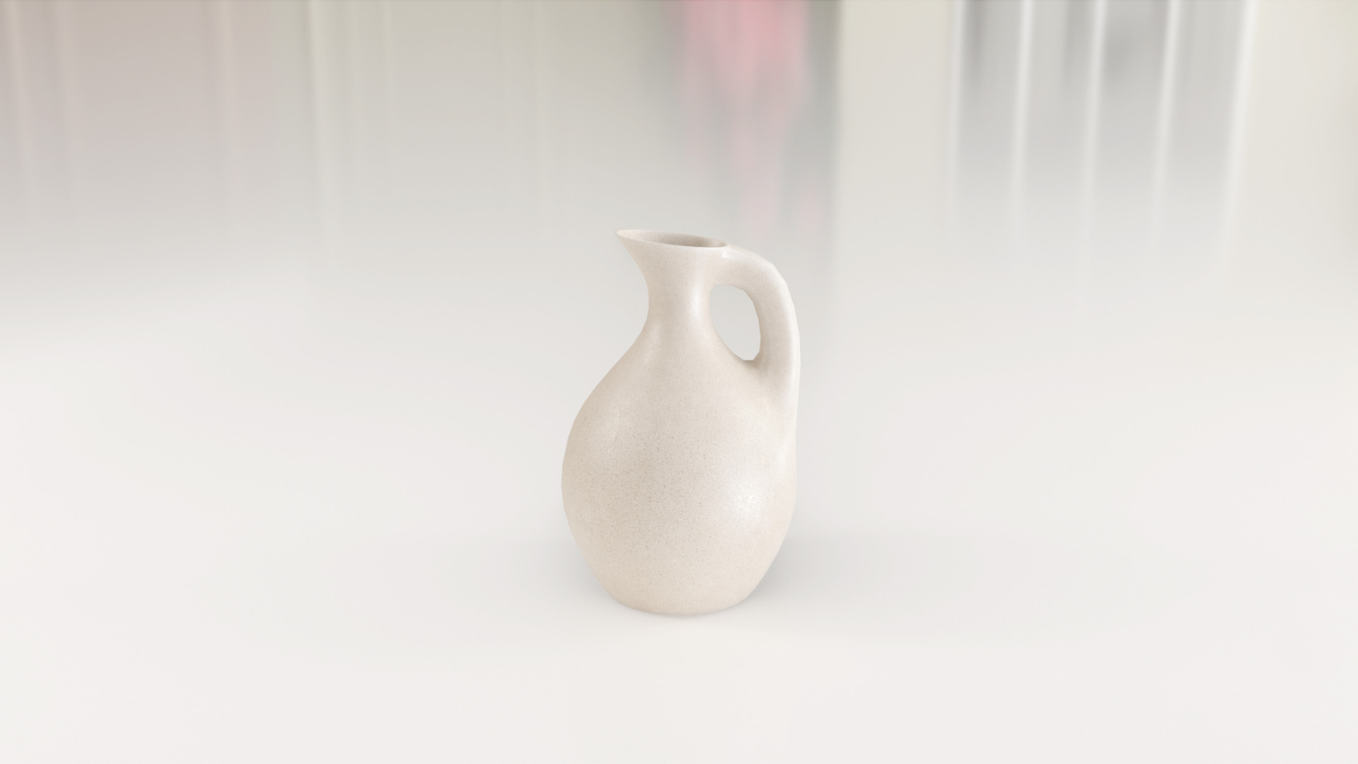 Decorative Ceramic Water Vase 3D model_9