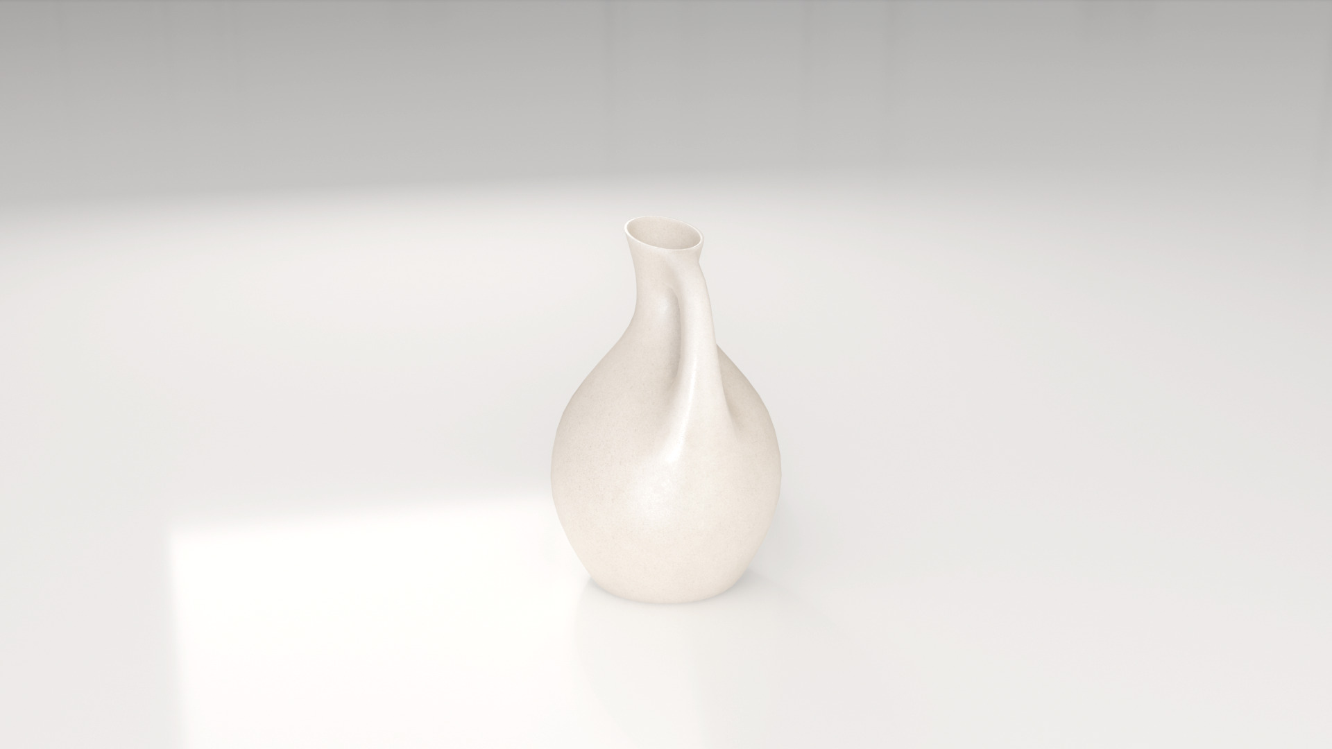 Decorative Ceramic Water Vase 3D model_6