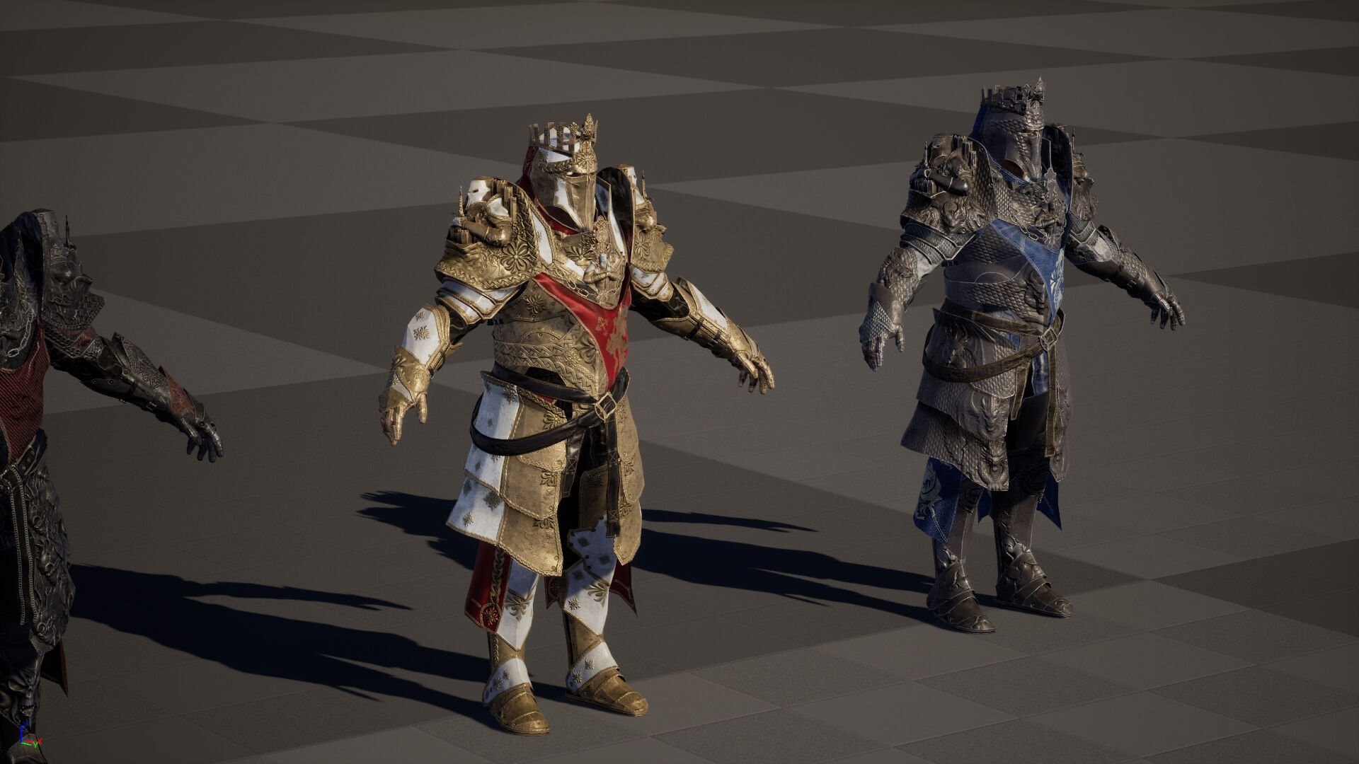 Paladin Low-poly 3D model_29