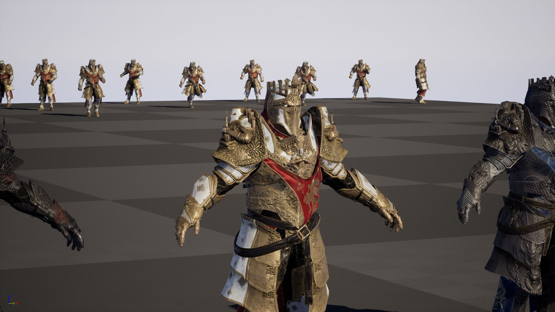 Paladin Low-poly 3D model_32