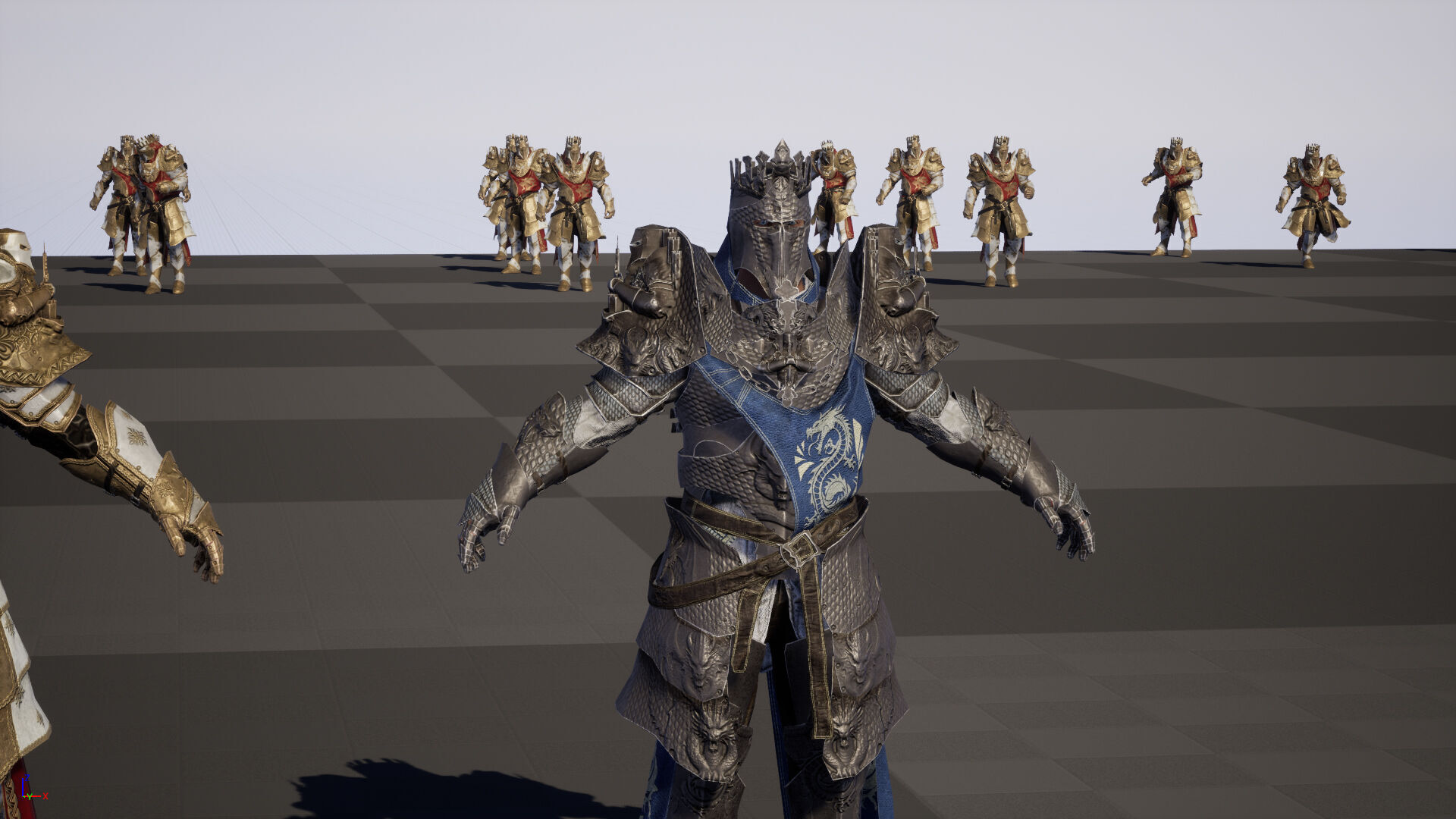 Paladin Low-poly 3D model_33