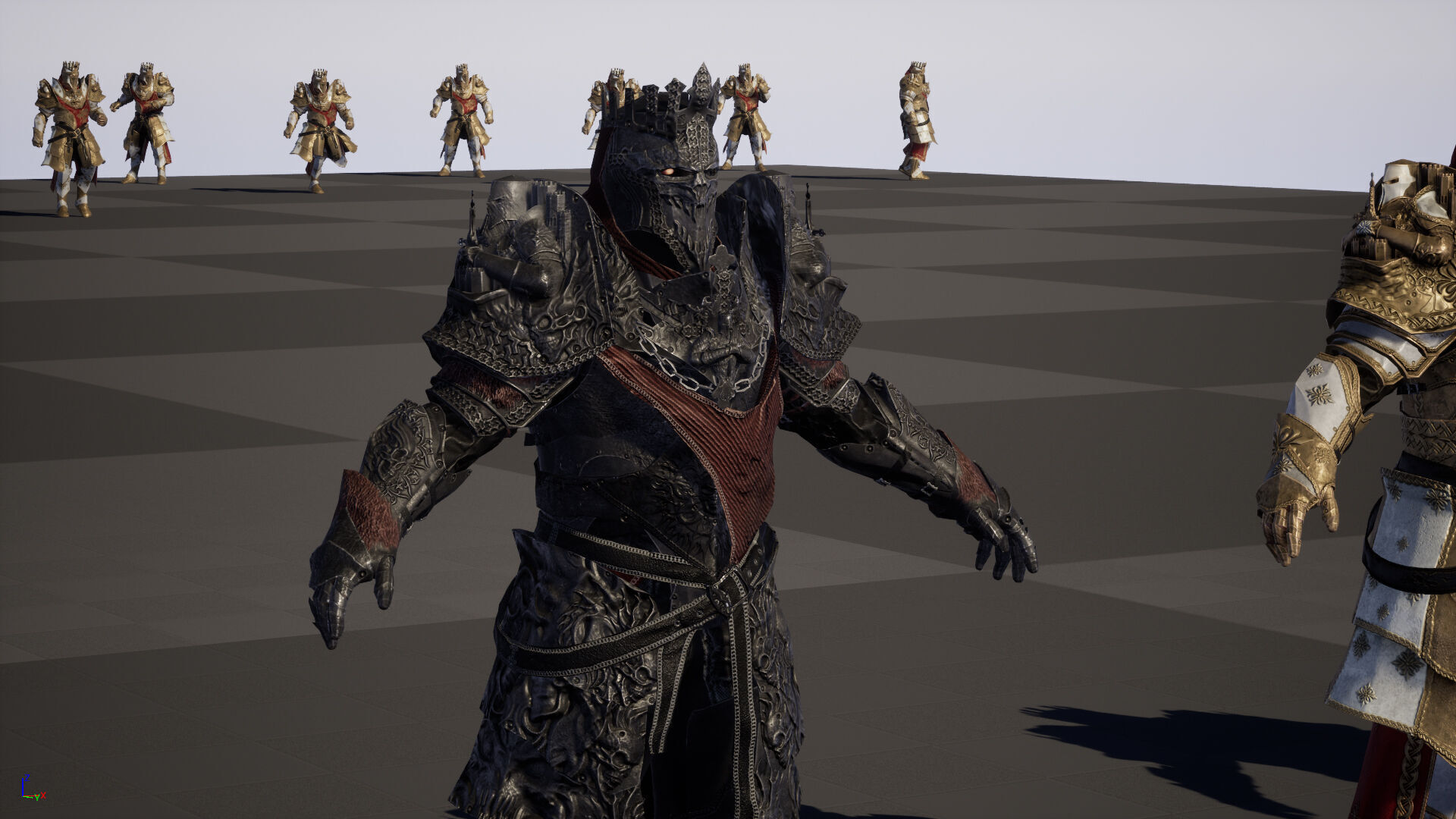 Paladin Low-poly 3D model_30