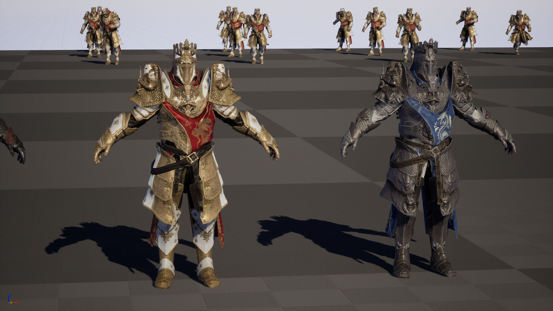 Paladin Low-poly 3D model_31