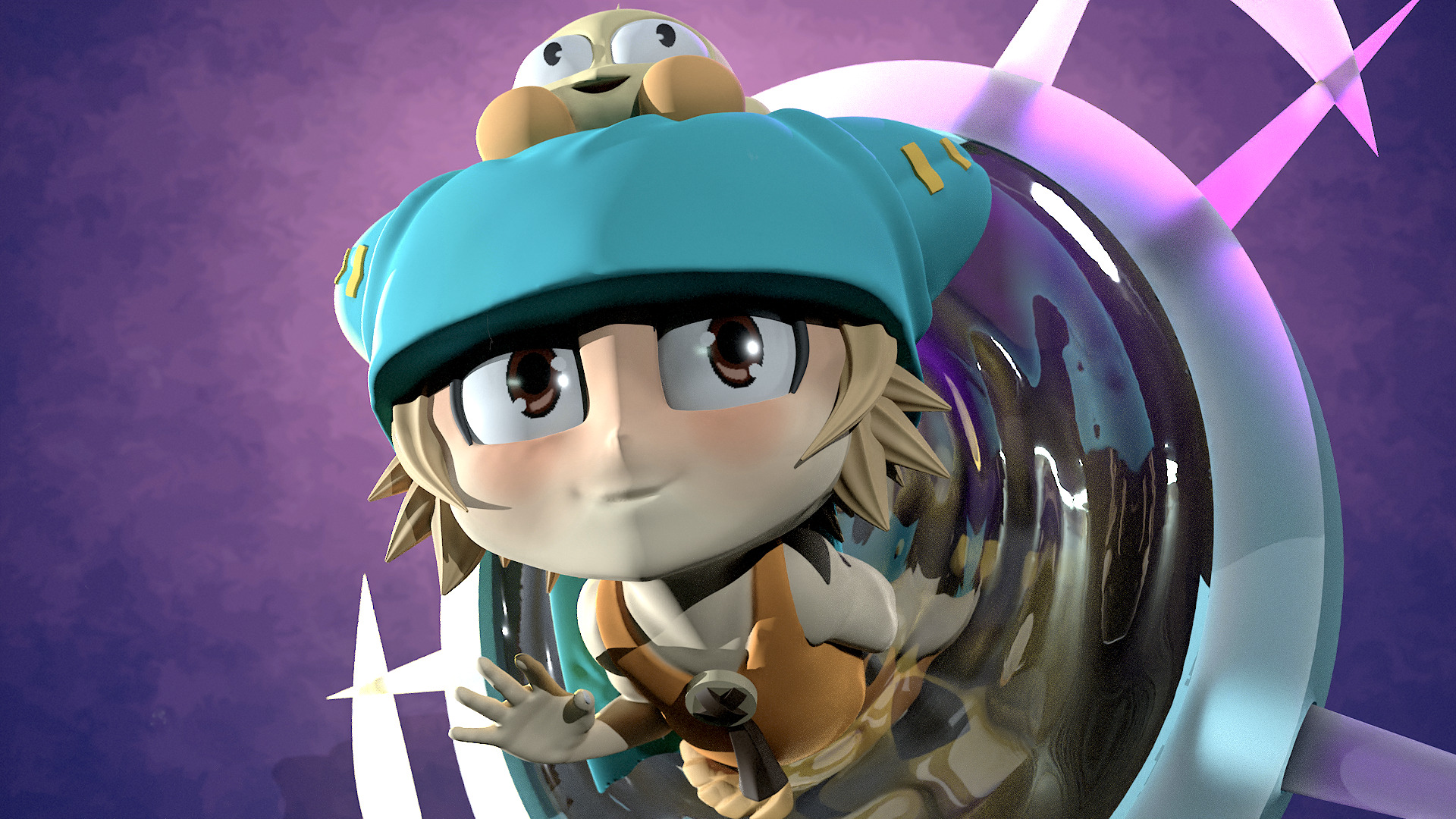 Yugo Wakfu anime 3D print model_5