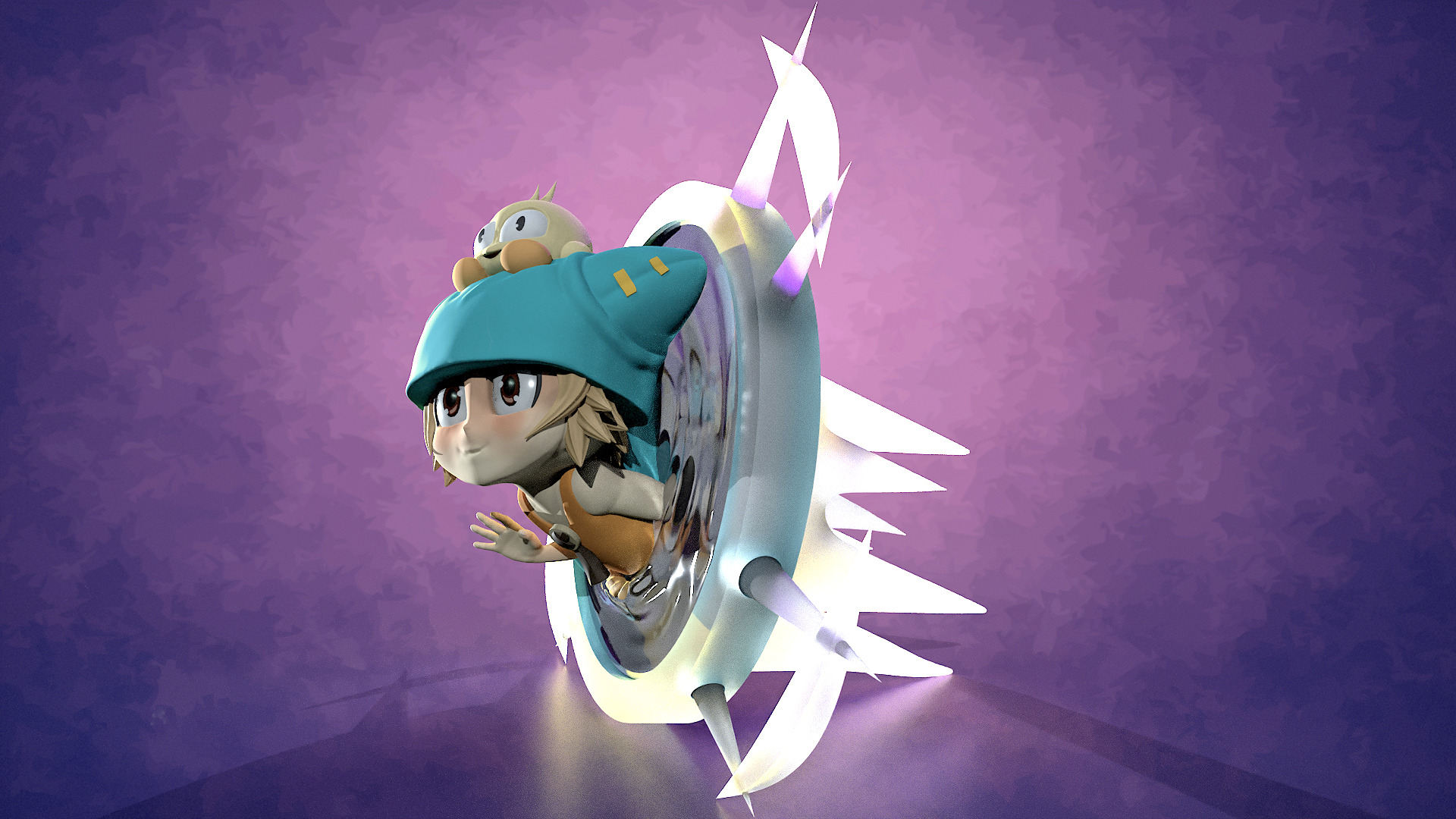 Yugo Wakfu anime 3D print model_3