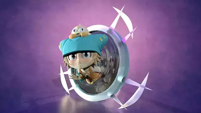 Yugo Wakfu anime 3D print model