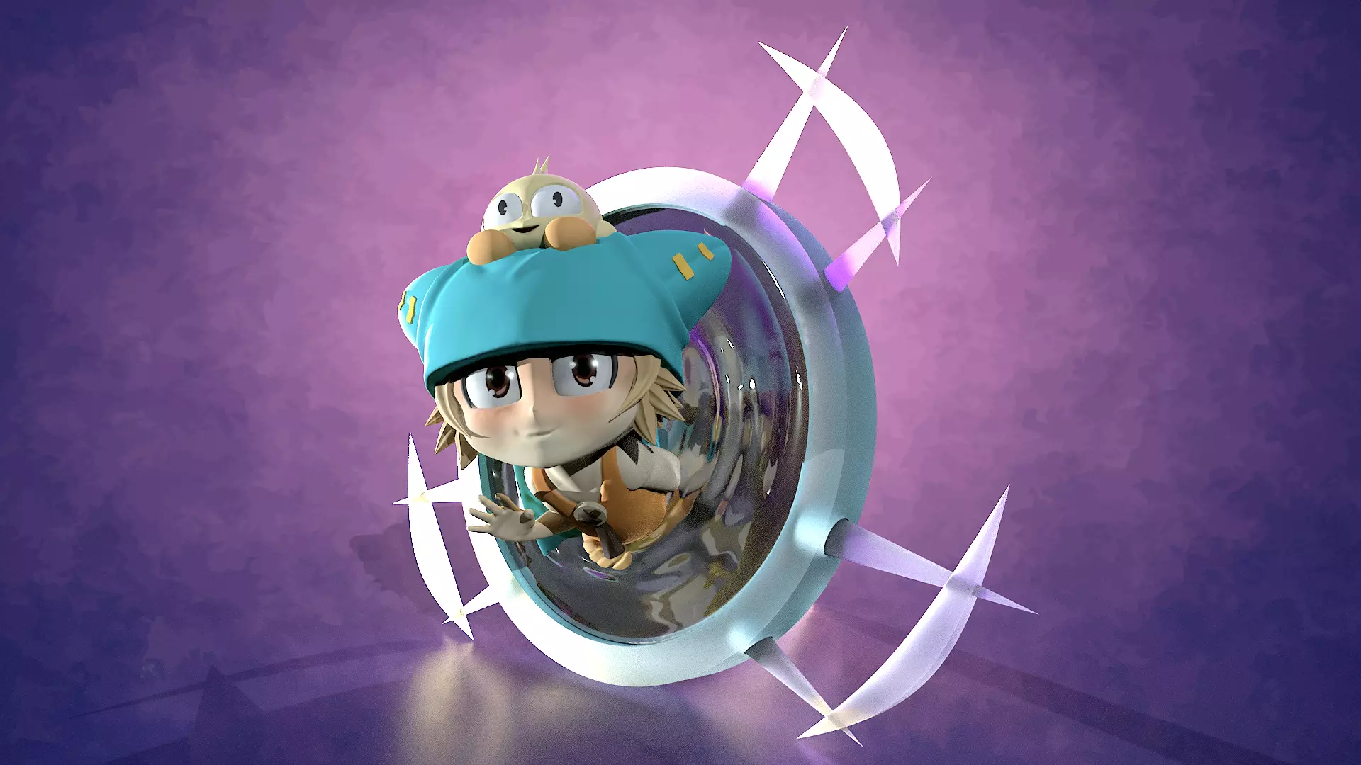 Yugo Wakfu anime 3D print model_0