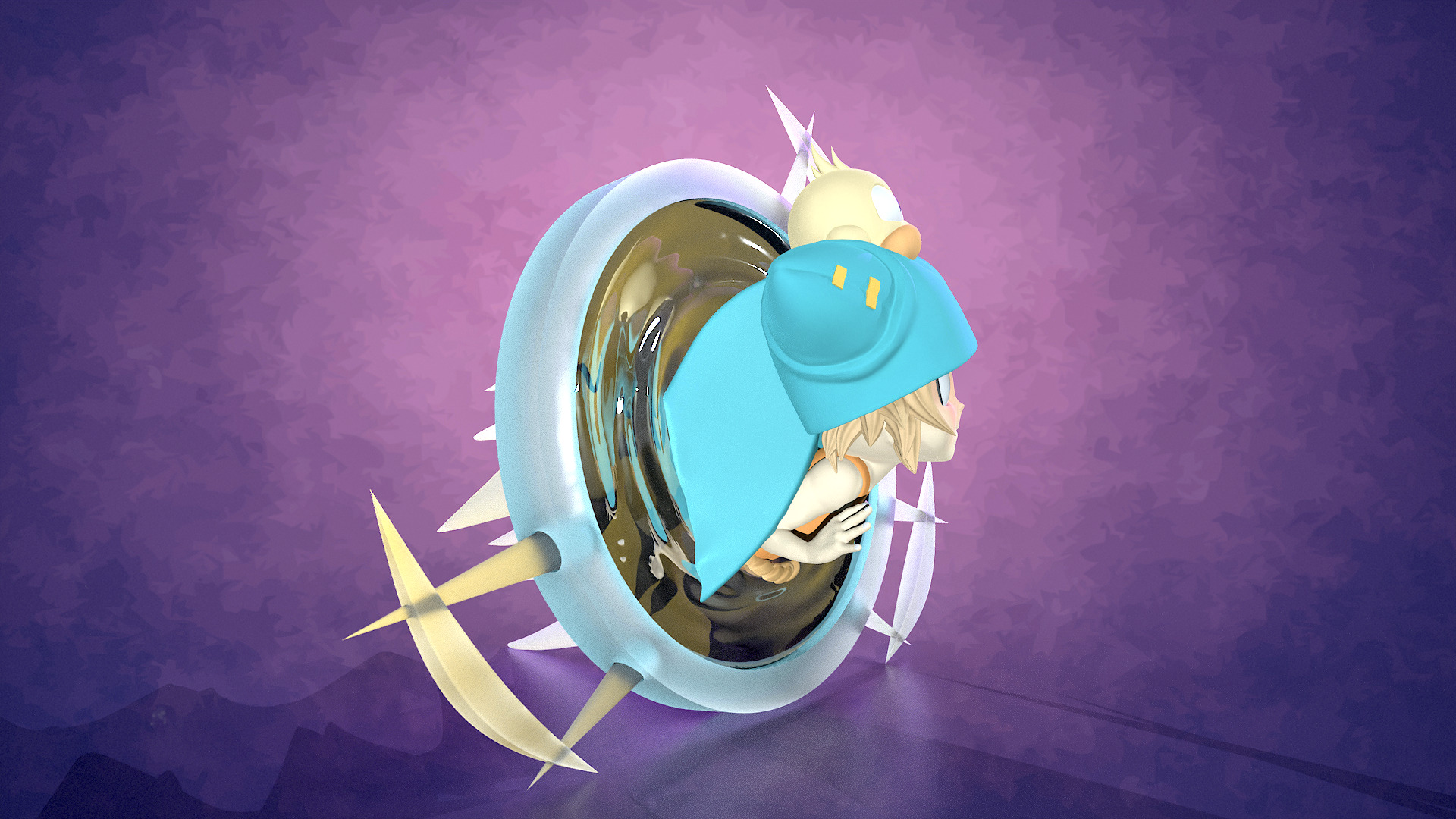 Yugo Wakfu anime 3D print model_8