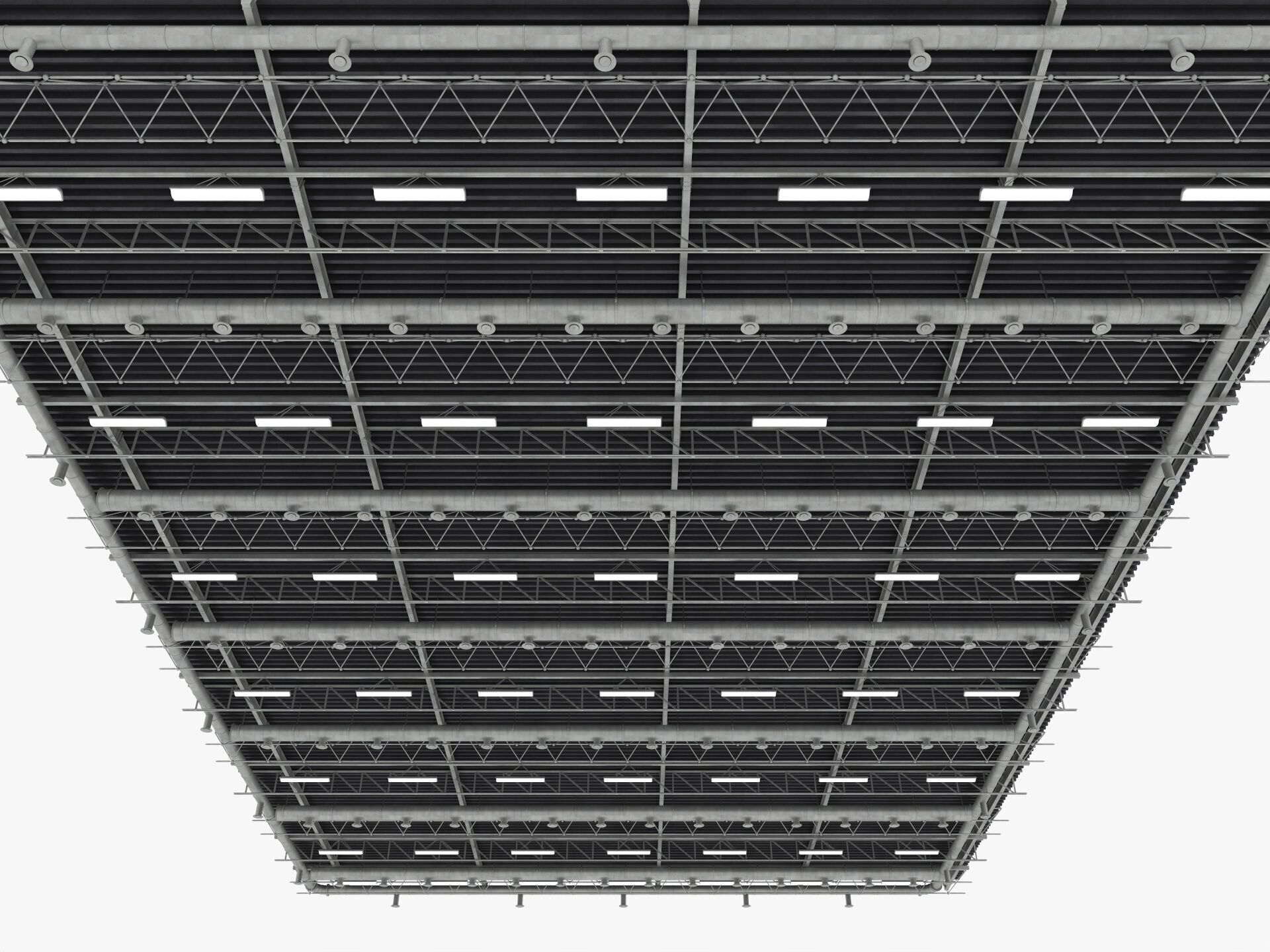 Ceiling Ventilation Pipes 9 3D model_4