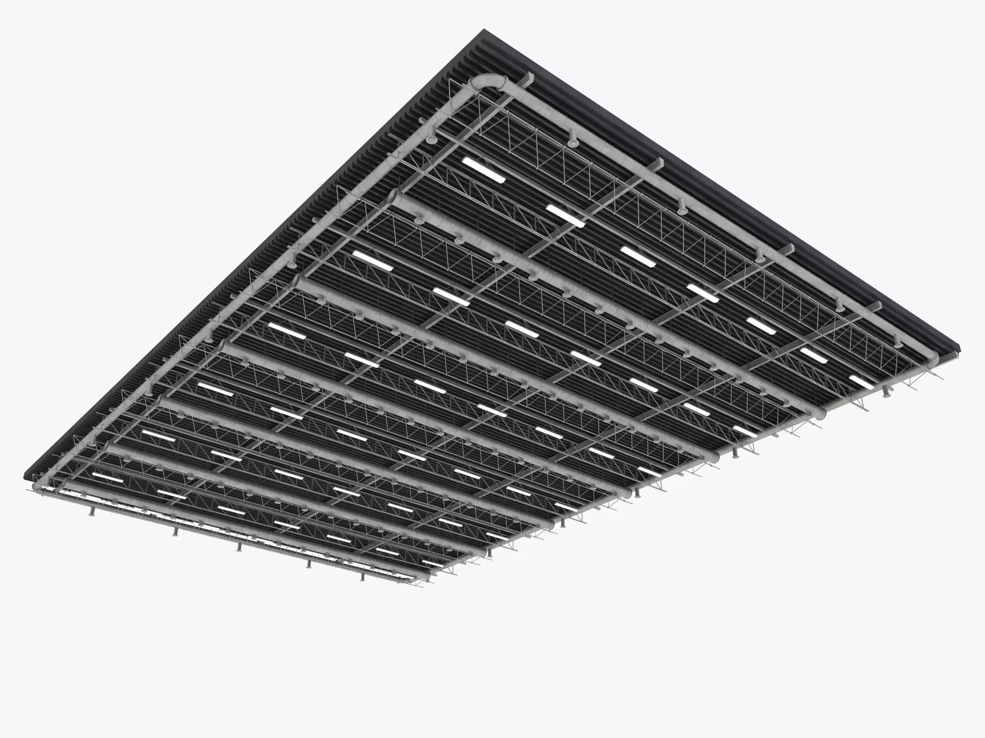 Ceiling Ventilation Pipes 9 3D model_0