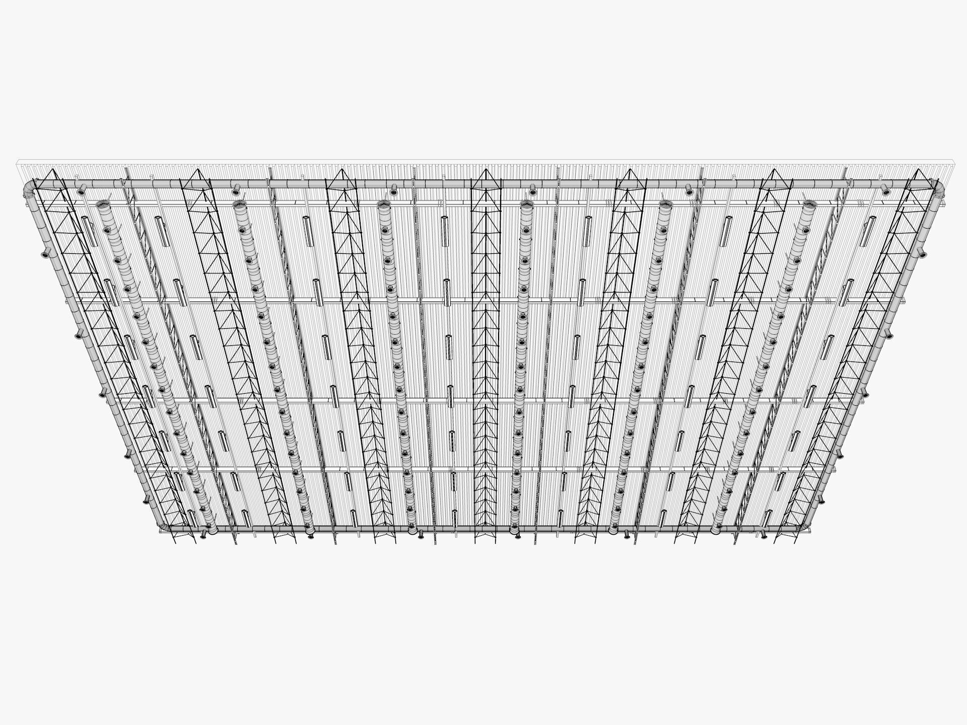 Ceiling Ventilation Pipes 9 3D model_8