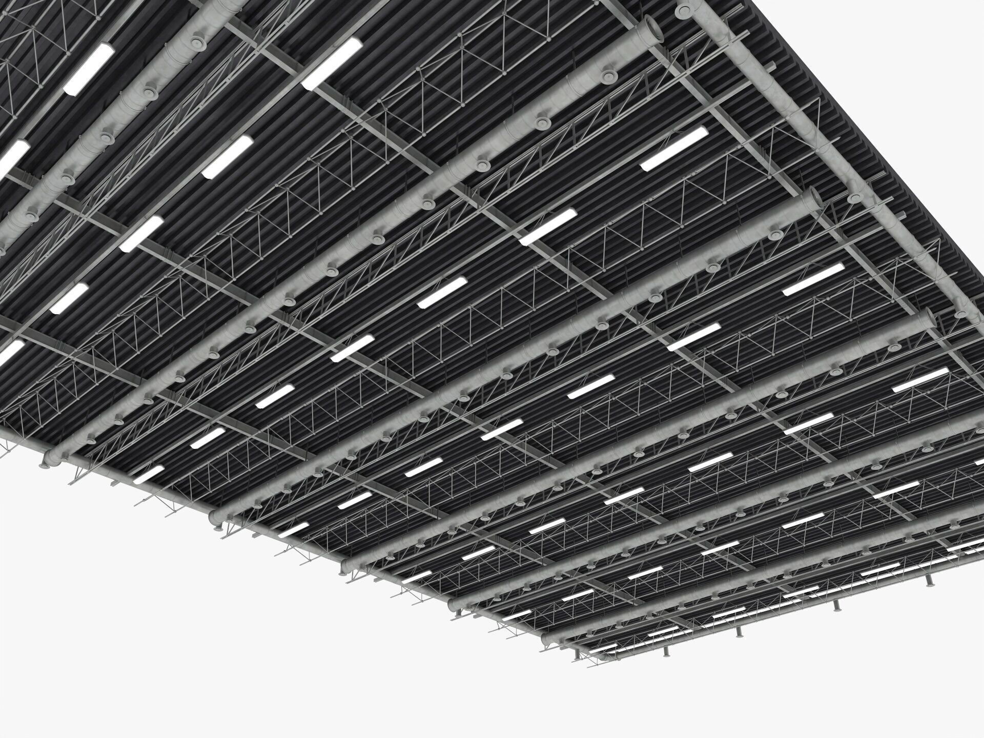 Ceiling Ventilation Pipes 9 3D model_3