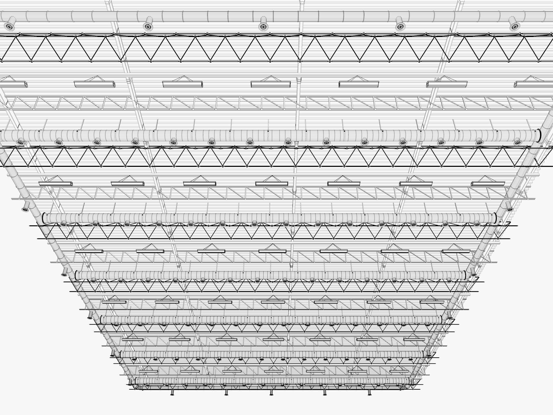 Ceiling Ventilation Pipes 9 3D model_10