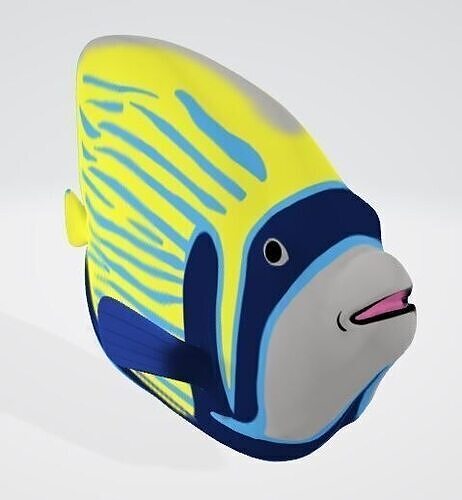 Angel Fish RJ 3D model