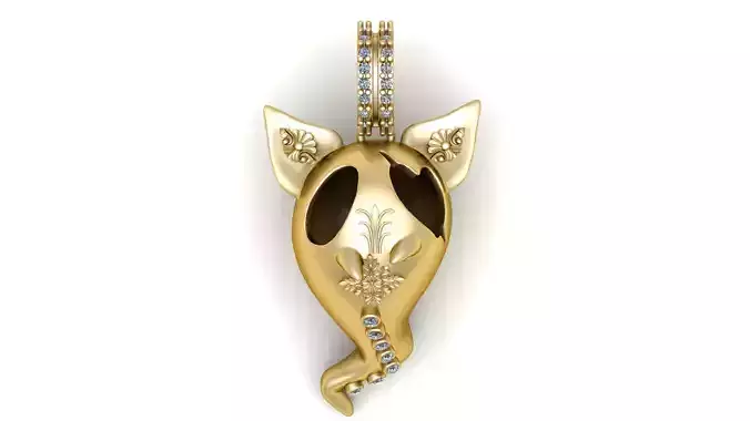 INSECT PENDANT 3D PRINTABLE MODEL 