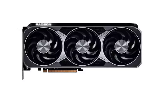 AMD Radeon RX 9070 XT 3D Model