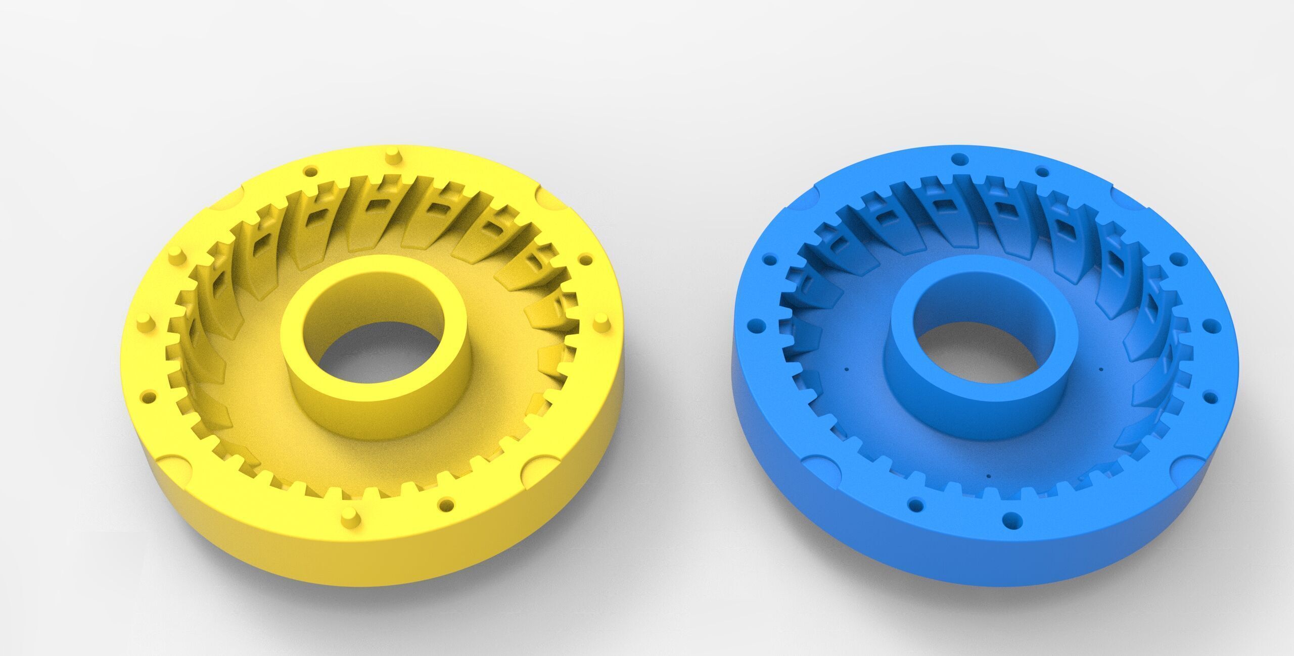 Mold diecast Tractor tire 31 S 1 to 10 and 1 to 14 and 1 to 25 3D print model_2