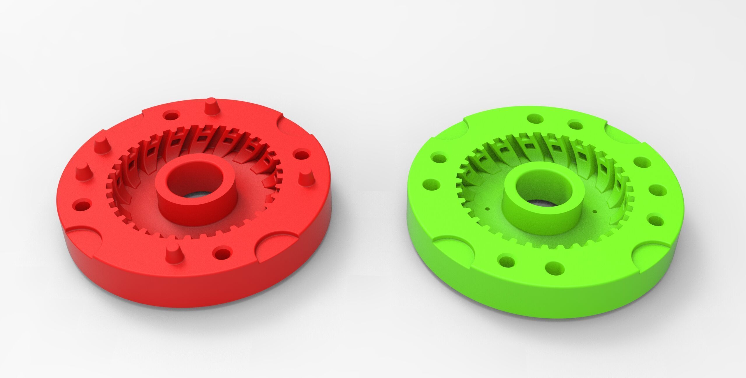 Mold diecast Tractor tire 31 S 1 to 10 and 1 to 14 and 1 to 25 3D print model_12