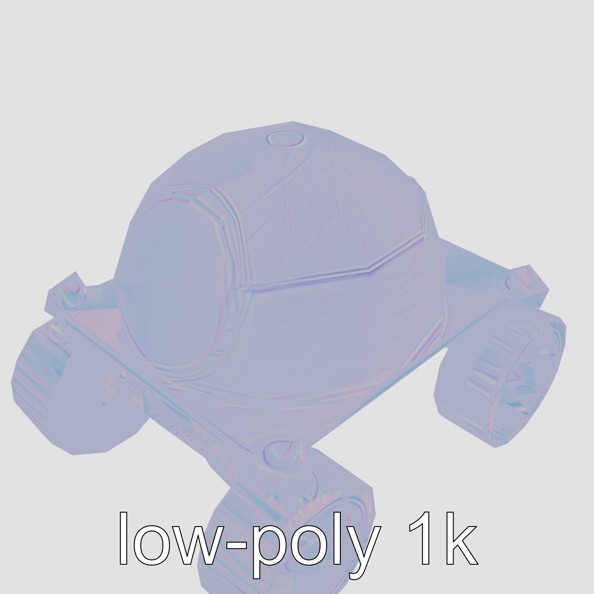 Lunar Rover Pyramid Titanium Cabin 3D Model Low-poly 3D model_15