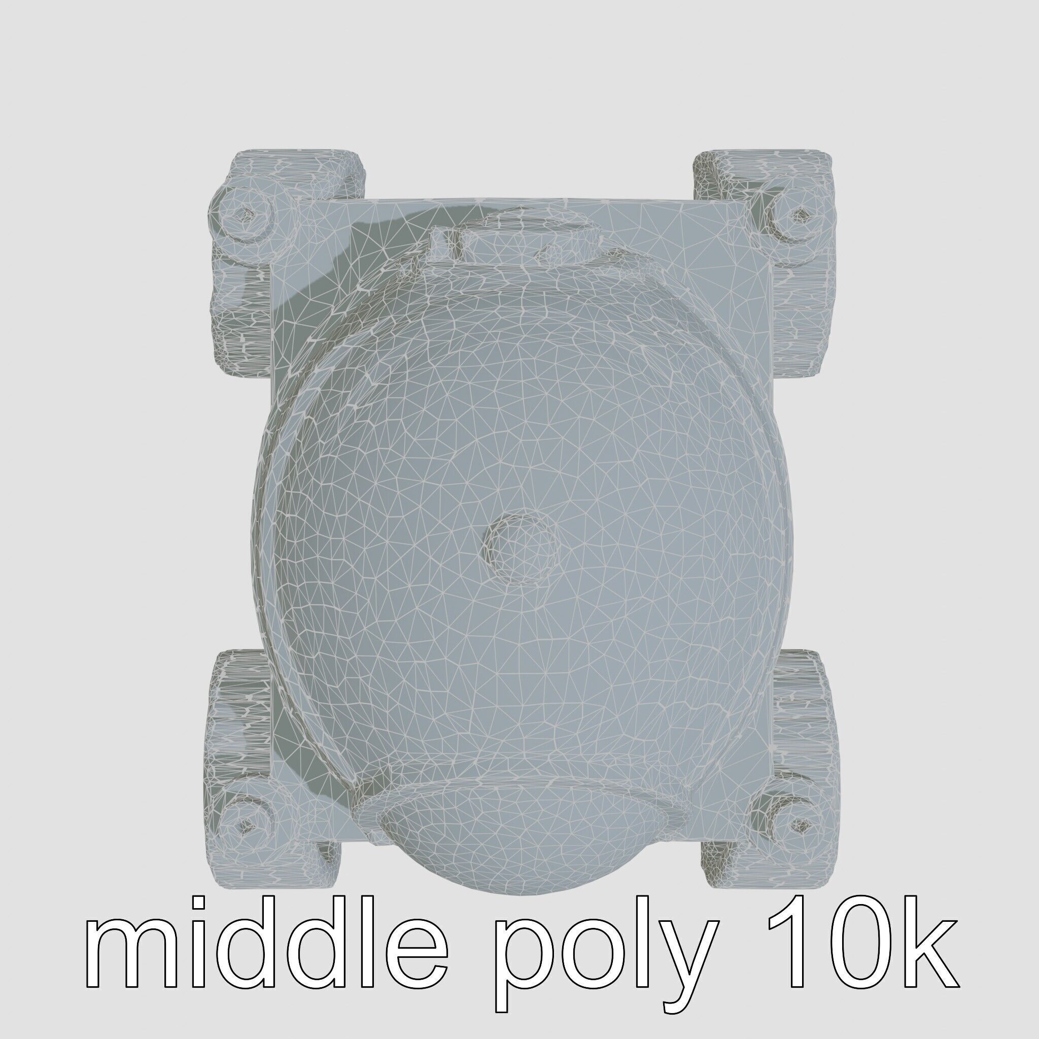 Lunar Rover Pyramid Titanium Cabin 3D Model Low-poly 3D model_13