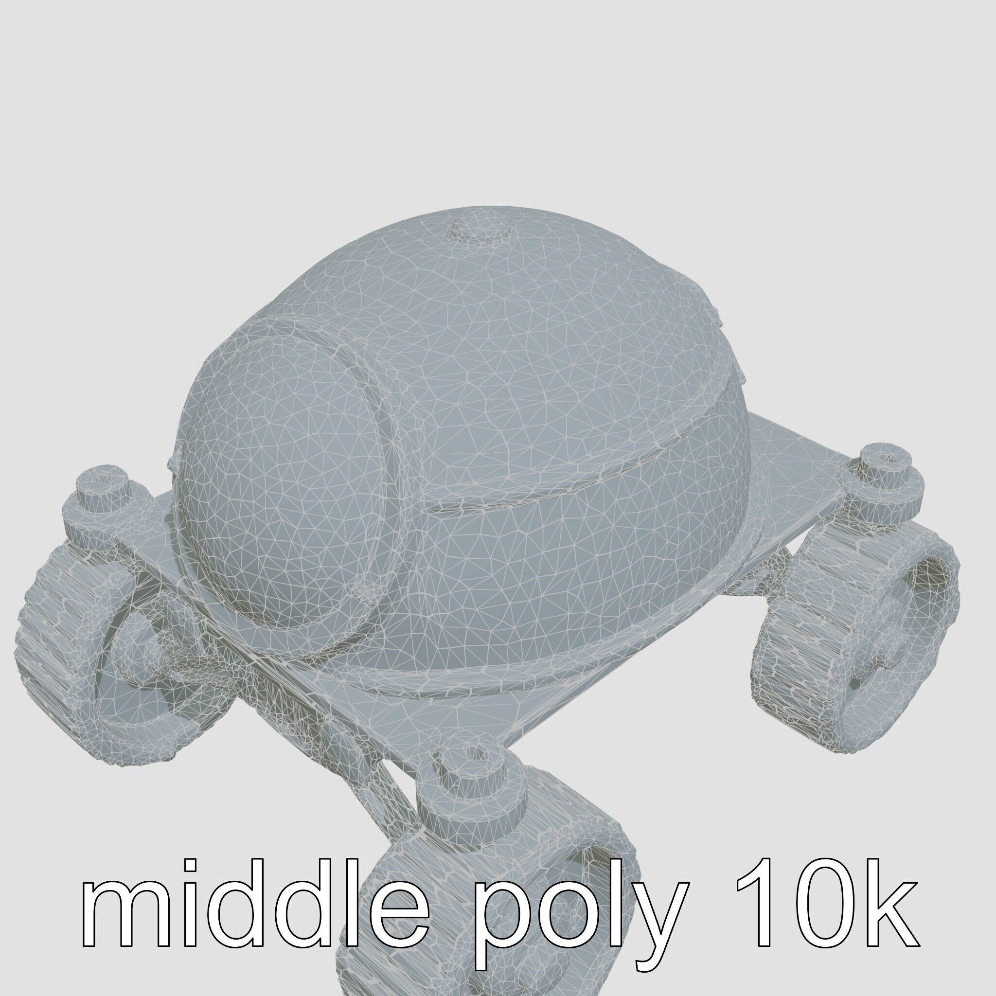 Lunar Rover Pyramid Titanium Cabin 3D Model Low-poly 3D model_28