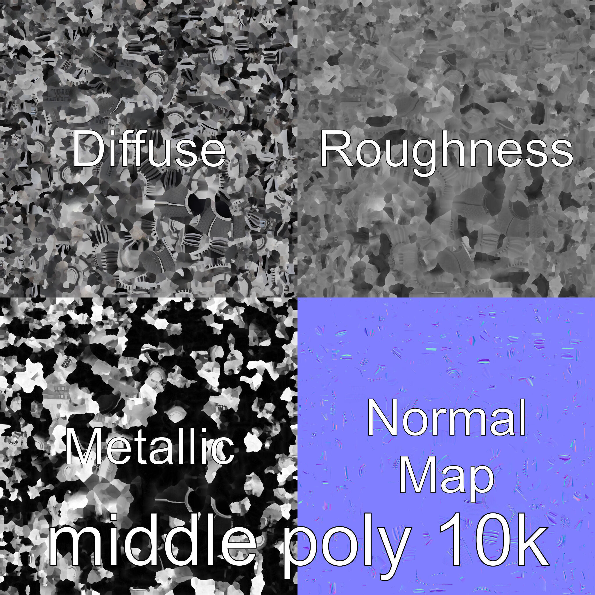 Lunar Rover Pyramid Titanium Cabin 3D Model Low-poly 3D model_30