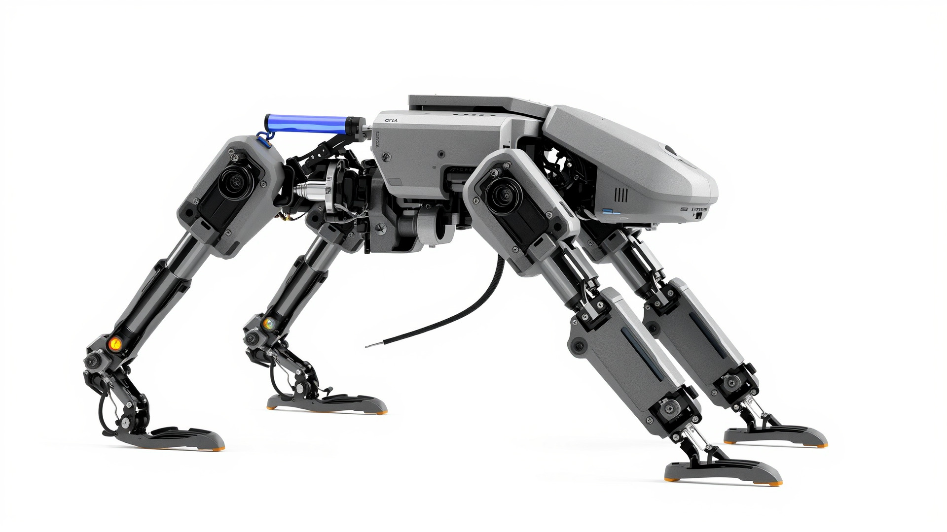 Industrial Mecha Exoskeleton Robot Low-poly 3D model_24