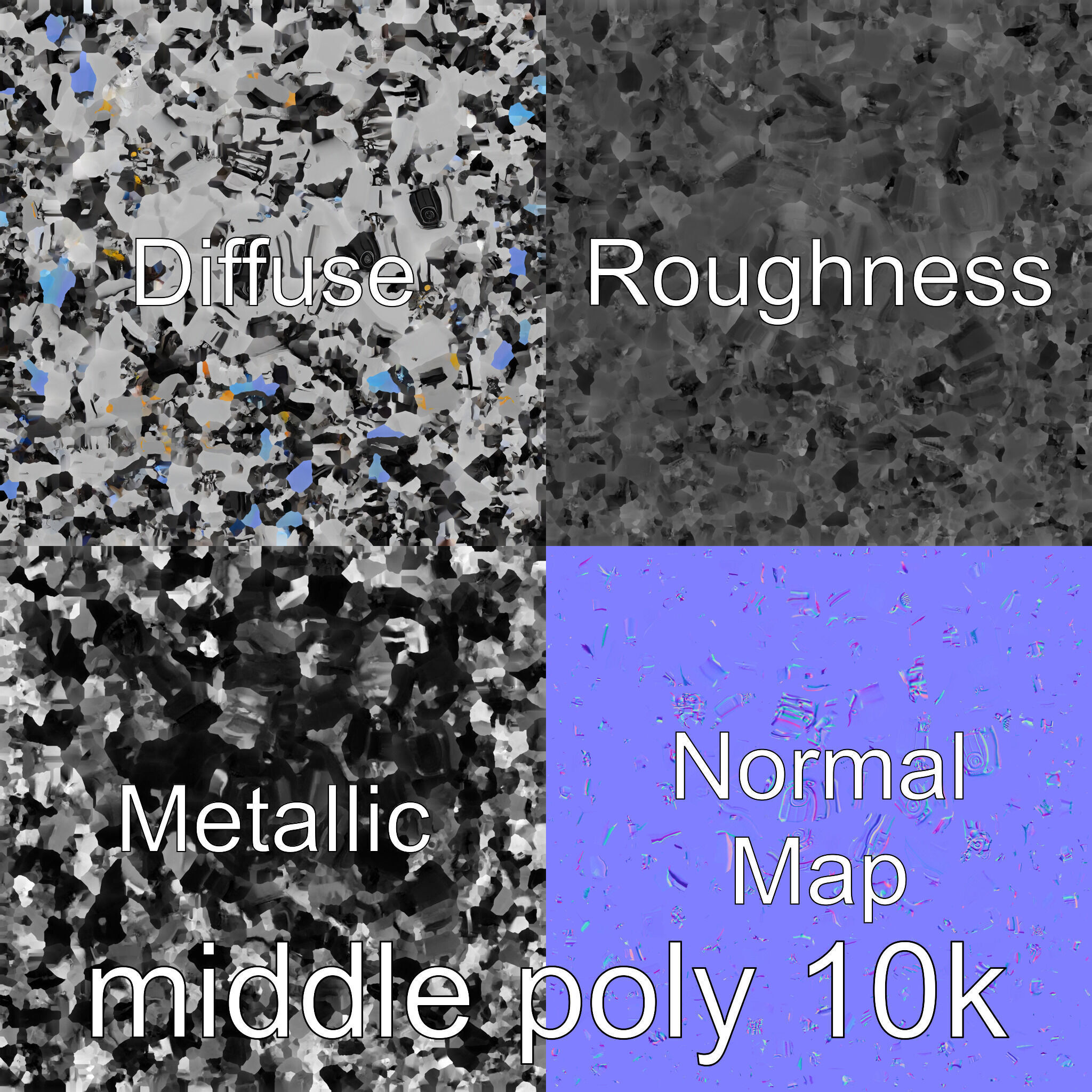 Industrial Mecha Exoskeleton Robot Low-poly 3D model_27