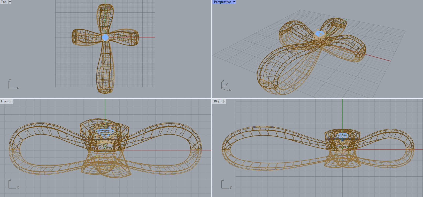 Cross Cr 009 Infinity cross 3D print model_11