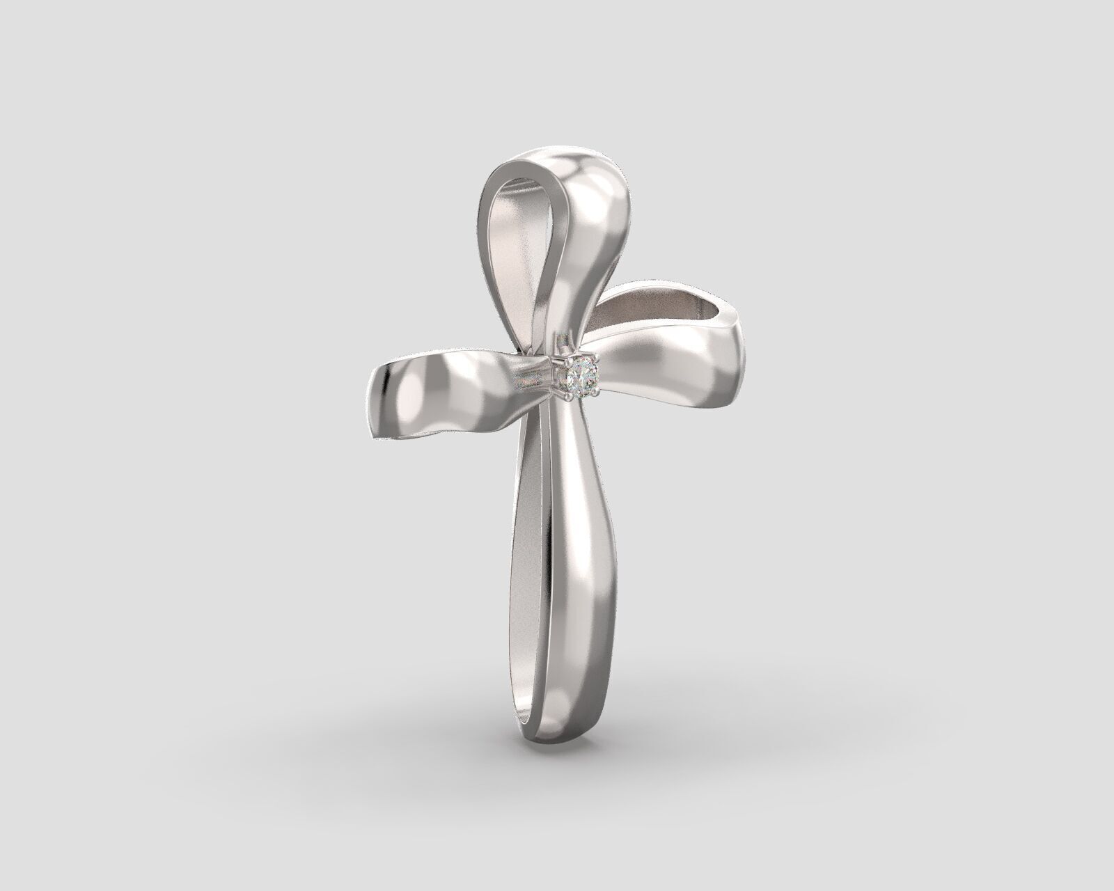 Cross Cr 009 Infinity cross 3D print model_7