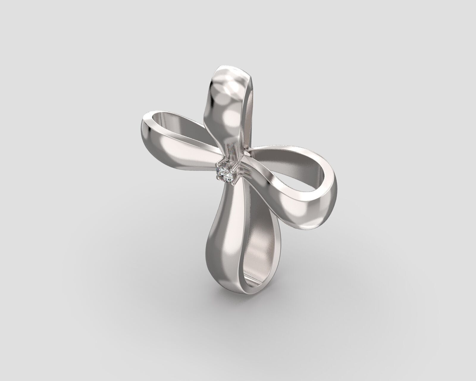 Cross Cr 009 Infinity cross 3D print model_5