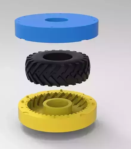 Mold diecast Tractor tire 32 S 1 to 10 and 1 to 14 and 1 to 25